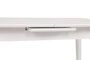 Hanah Home Retro 1193 Mesa de Comedor Extensible Blanca
